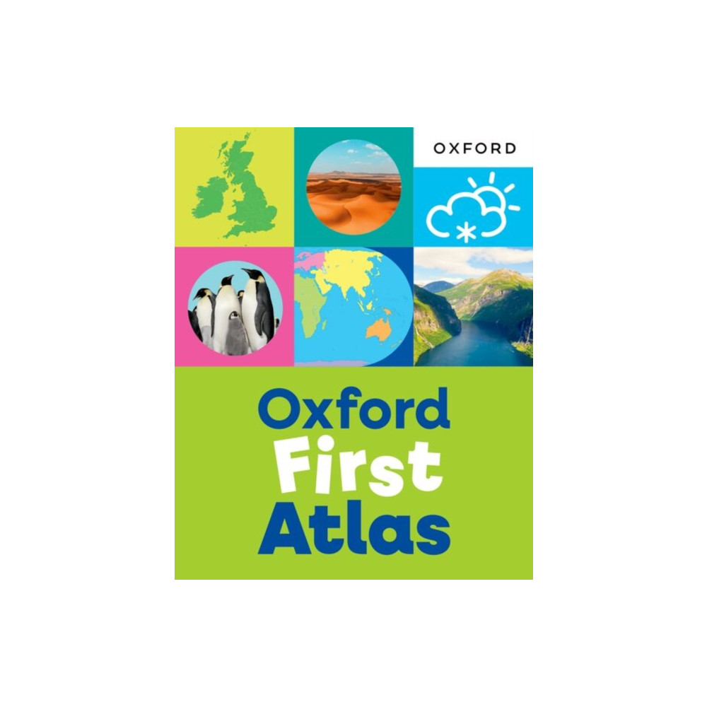 Produktbild för Oxford First Atlas: An illustrated atlas for children age 5+ - ideal for learning at school and at home (häftad, eng)