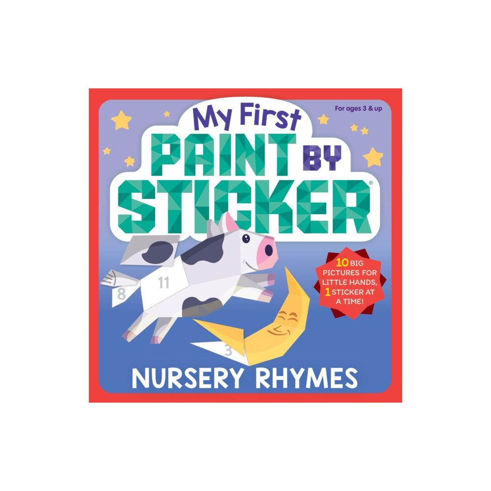 Produktbild för My First Paint by Sticker: Nursery Rhymes (häftad, eng)