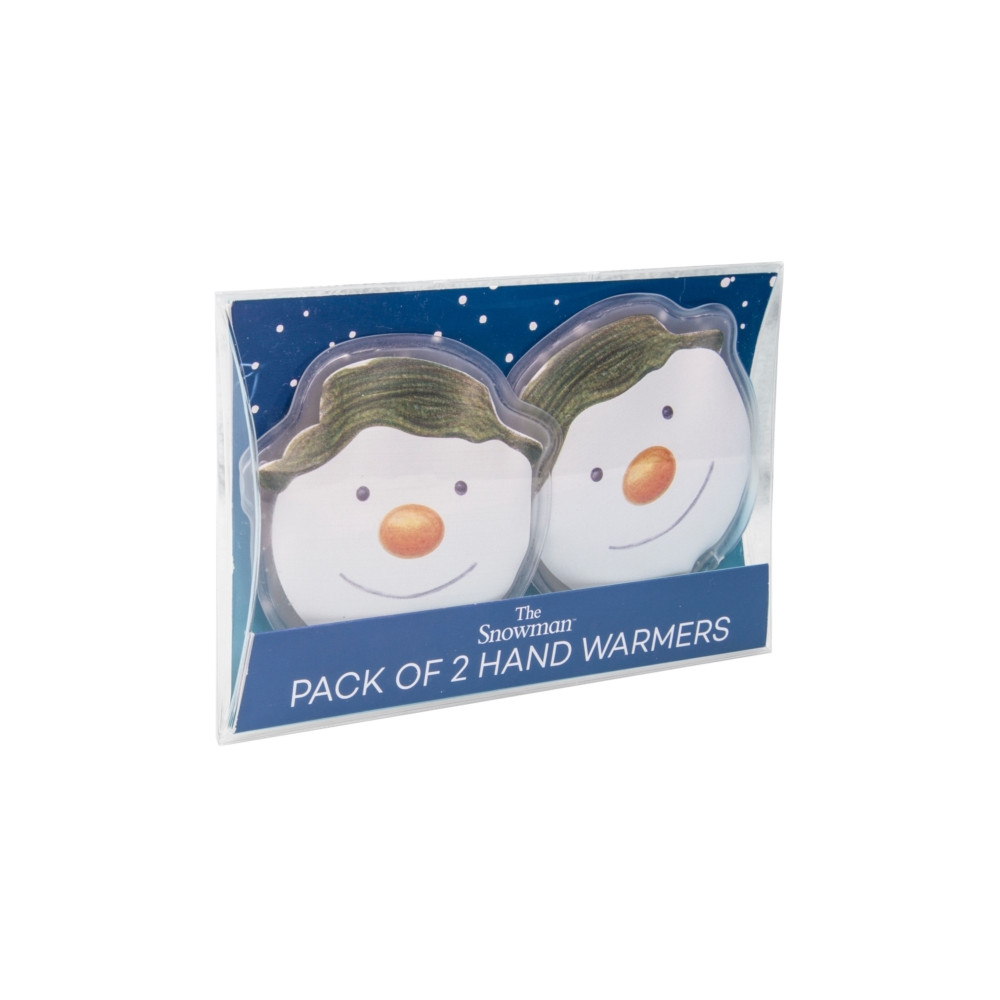 Produktbild för SNOWMAN HAND WARMERS (häftad, eng)