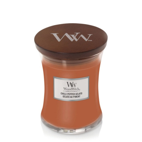 WoodWick WoodWick Chilli Pepper Gelato scented candle with wooden wick 275 g