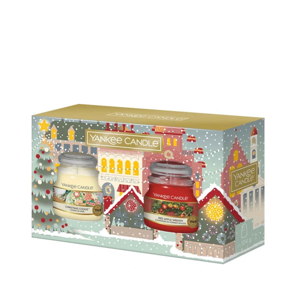 Produktbild för Yankee Candle Passport to the Holidays SET (Scented Candle 104g + Scented Candle 104g)