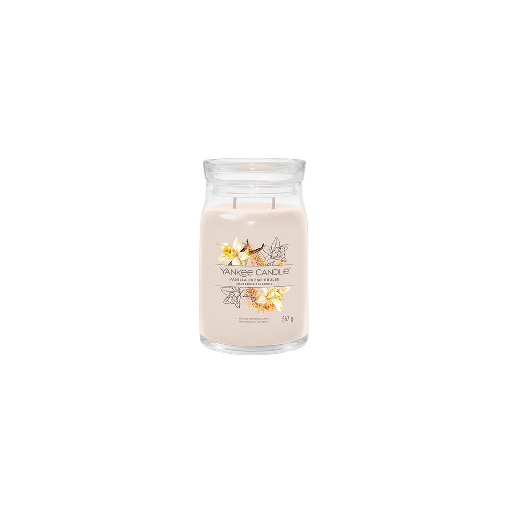 Produktbild för Yankee Candle Vanilla Creme Brulee signature svíčka velká 567 g