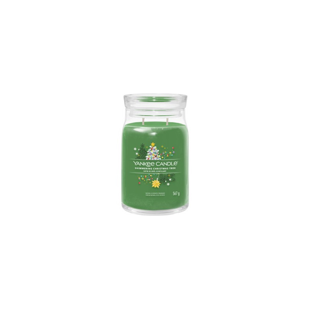 Produktbild för Yankee Candle Shimmering Christmas Tree signature svíčka velká 567 g