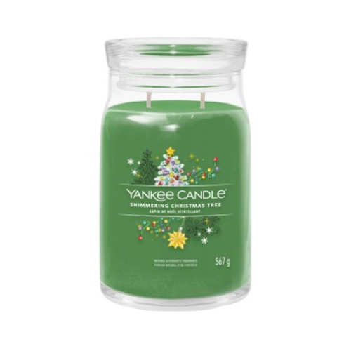 Yankee Candle Yankee Candle Shimmering Christmas Tree signature svíčka velká 567 g