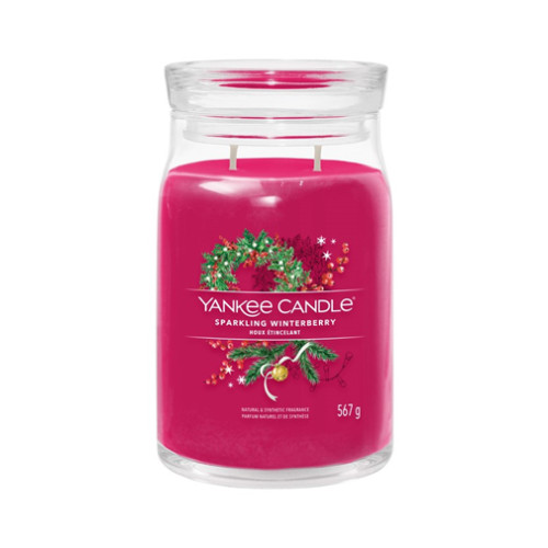 Yankee Candle Yankee Candle Sparkling Winterberry signature svíčka velká 567 g