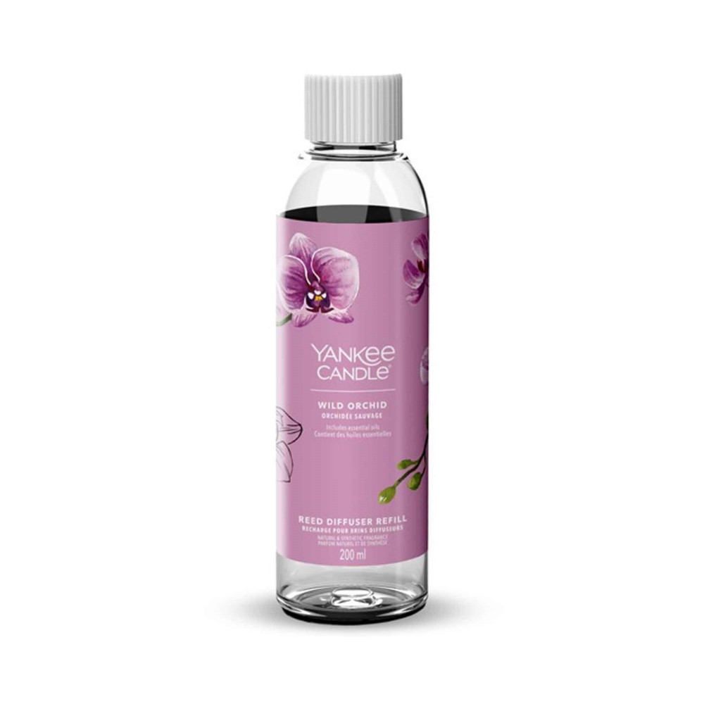 Produktbild för Yankee Candle Signature Wild Orchid Reed Diffuser Refill 200ml