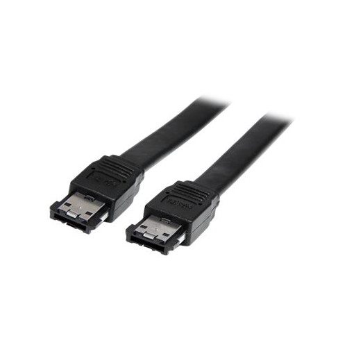 StarTech.com StarTech.com Shielded External eSATA Cable - eSATA cable - Serial ATA 150 - eSATA (M) to eSATA (M) - 3 ft - black - ESATA3 - eSATA-kabel - 91 cm