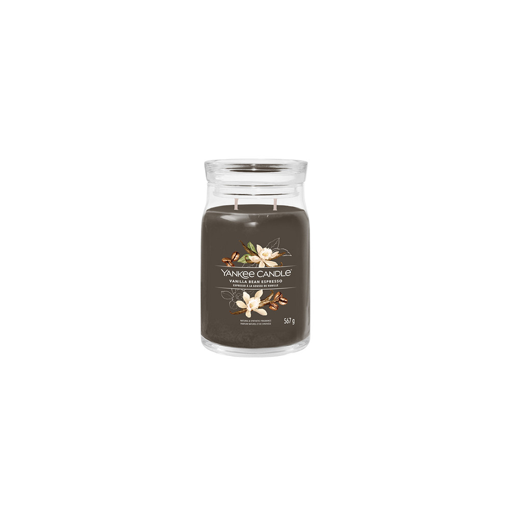Produktbild för Yankee Candle Signature Vanilla Bean Espresso vonná svíčka 567 g