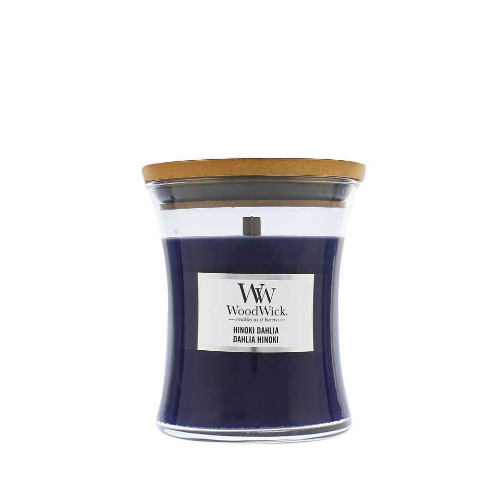 Produktbild för WoodWick Hinoki Dahlia vonná svíčka s dřevěným knotem 275 g