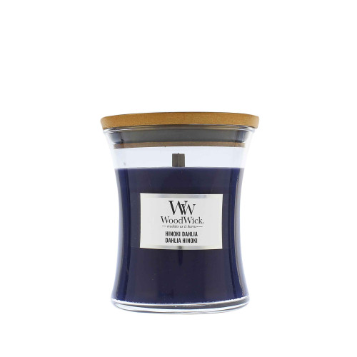 WoodWick WoodWick Hinoki Dahlia vonná svíčka s dřevěným knotem 275 g