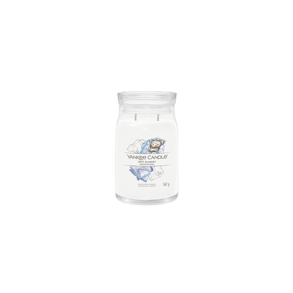 Produktbild för Yankee Candle Soft Blanket signature svíčka velká 567 g