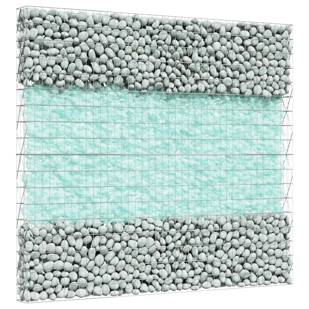 Produktbild för Trädgårdsstenar Turkos 12 cm Glas