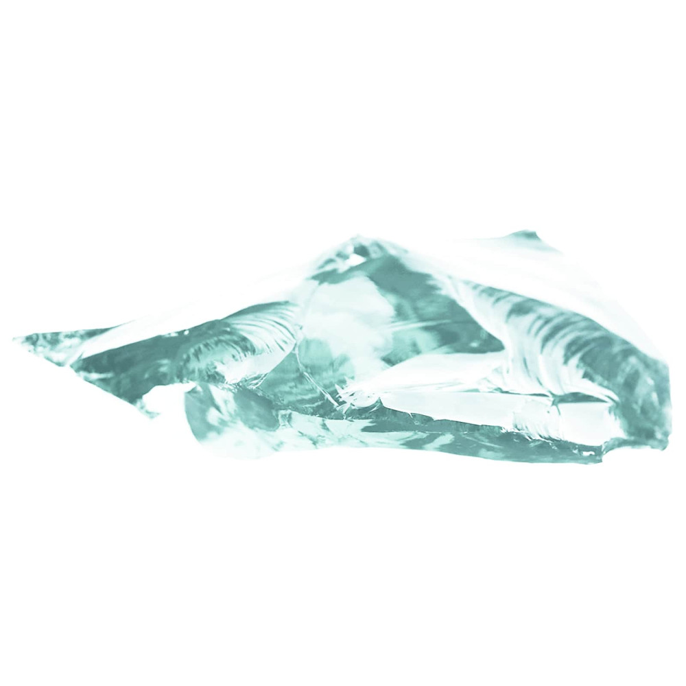 Produktbild för Trädgårdsstenar Turkos 12 cm Glas
