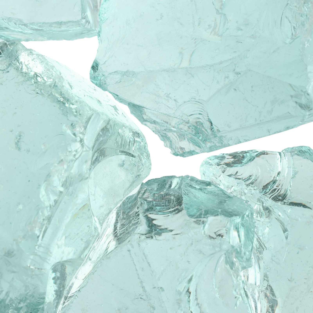 Produktbild för Trädgårdsstenar Turkos 12 cm Glas