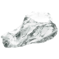 Produktbild för Trädgårdsstenar Vit 12 cm Glas