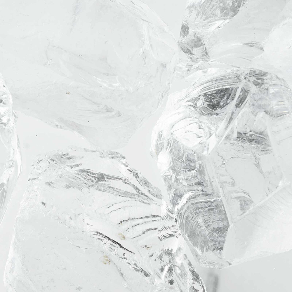 Produktbild för Trädgårdsstenar Vit 12 cm Glas