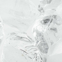 Produktbild för Trädgårdsstenar Vit 12 cm Glas