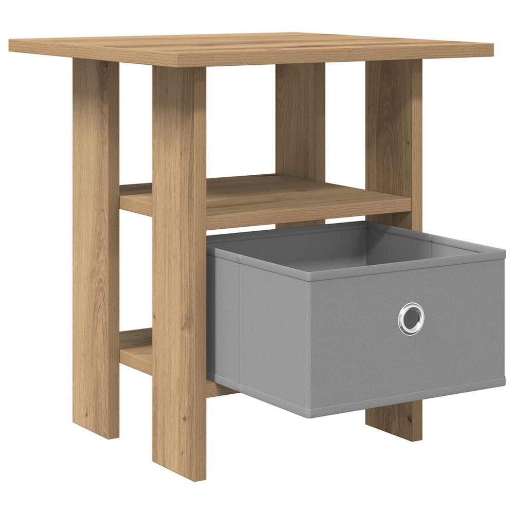Produktbild för Sängbord 2 pcs Artisan Ek 41 x 40 x 45 cm Konstruerat trä