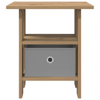 Produktbild för Sängbord 2 pcs Artisan Ek 41 x 40 x 45 cm Konstruerat trä