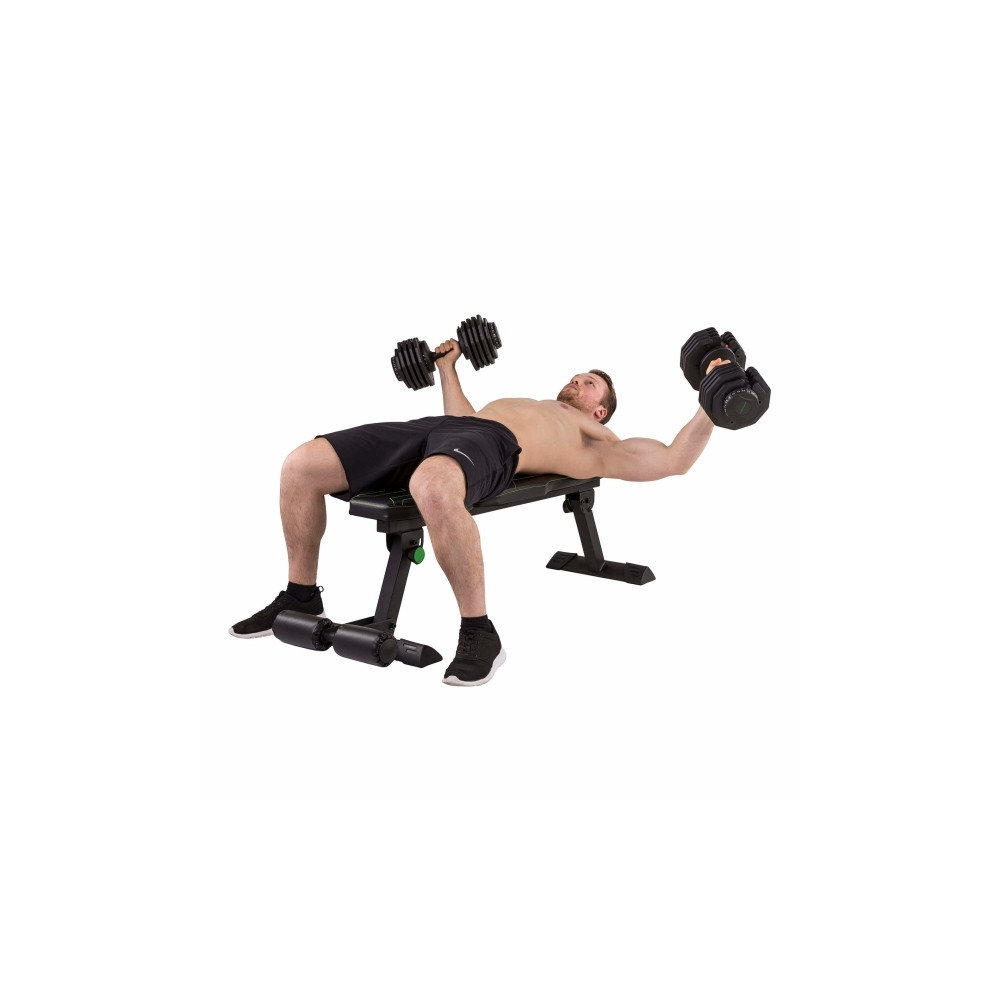 Produktbild för Tunturi 14TUSCL383, Justerbar hantel, Svart, 25 kg, 42,5 cm,...