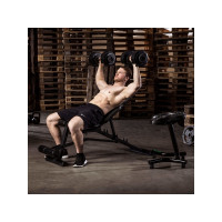 Produktbild för Tunturi 14TUSCL383, Justerbar hantel, Svart, 25 kg, 42,5 cm,...