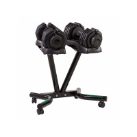 Produktbild för Tunturi 14TUSCL383, Justerbar hantel, Svart, 25 kg, 42,5 cm,...