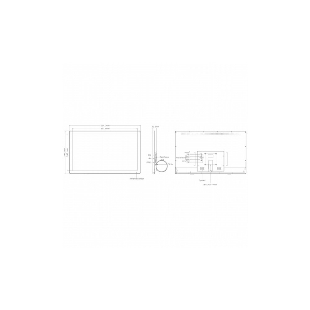 Produktbild för Digital fotoram Braun Phototechnik Braun DigiFrame 270 Busin...