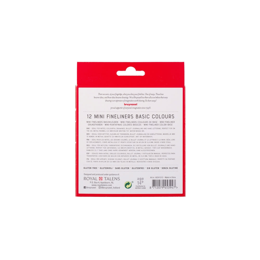 Produktbild för Bruynzeel 60241512, Multifärg, Multifärg, 0,4 mm, Fin, Rund,...