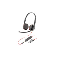 Produktbild för HP Poly Blackwire 3225 - headset - 3,5 mm kontakt, USB-C