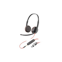 Produktbild för HP Poly Blackwire 3225 - headset - 3,5 mm kontakt, USB-C