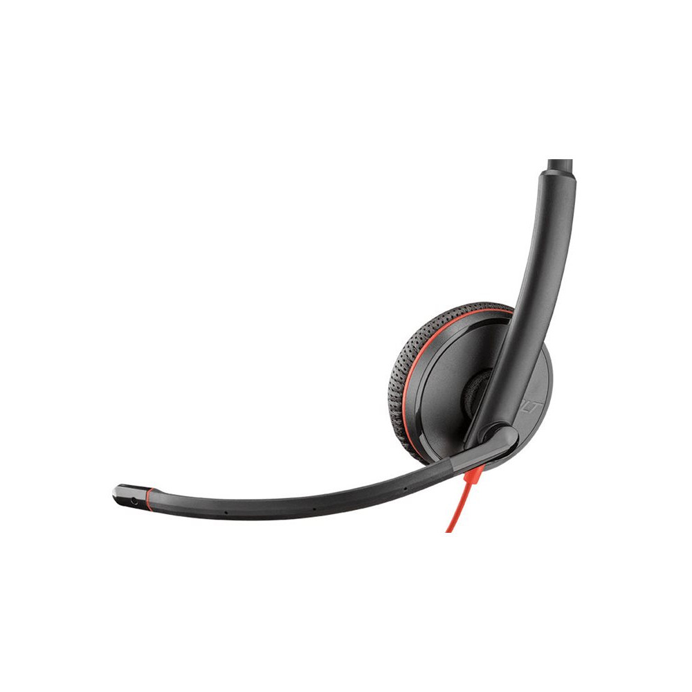 Produktbild för HP Poly Blackwire 3225 - headset - 3,5 mm kontakt, USB-C