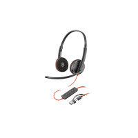 Produktbild för HP Poly Blackwire 3225 - headset - 3,5 mm kontakt, USB-C