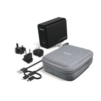 Produktbild för PHILIPS reseadapter med powerbank 5000mAh