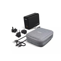 Produktbild för PHILIPS reseadapter med powerbank 5000mAh
