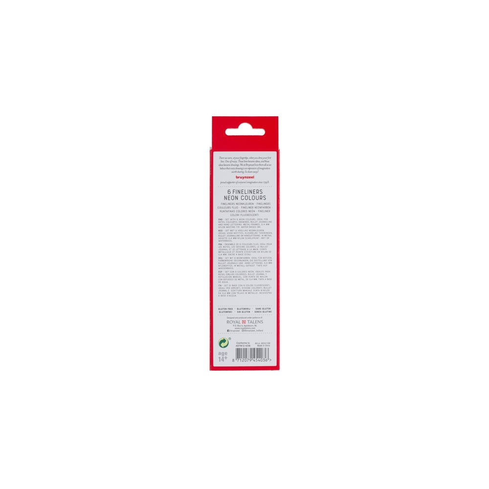 Produktbild för Bruynzeel 60241106, Multifärg, Multifärg, 0,4 mm, Fin, Rund,...