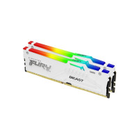Produktbild för Kingston FURY Beast RGB - DDR5 - sats - 32 GB: 2 x 16 GB - DIMM 288-pin - 6400 MHz / PC5-51200 - ej buffrad