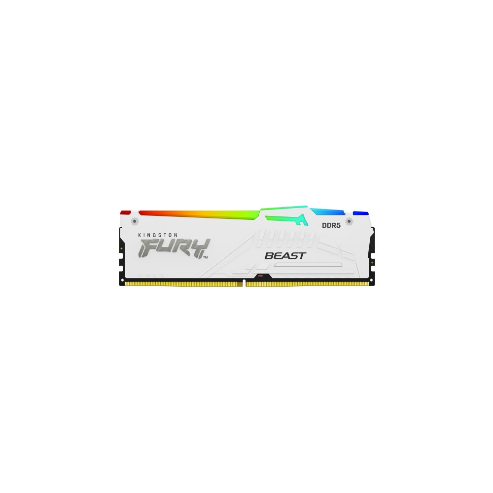 Produktbild för Kingston FURY Beast RGB - DDR5 - sats - 32 GB: 2 x 16 GB - DIMM 288-pin - 6400 MHz / PC5-51200 - ej buffrad