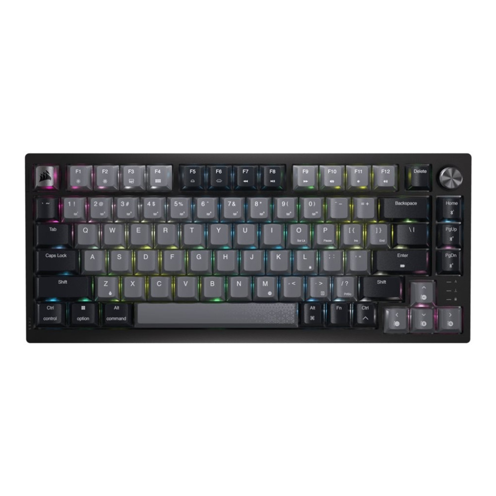 Produktbild för CORSAIR K65 PLUS Wireless - tangentbord - 75% compact - QWERTY - Nordisk Inmatningsenhet