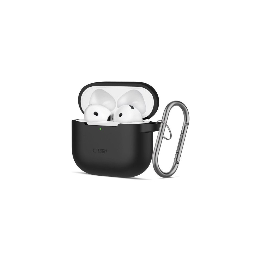 Produktbild för Tech-Protect TECH-PROTECT silikonhake för Apple AirPods 4 sv...
