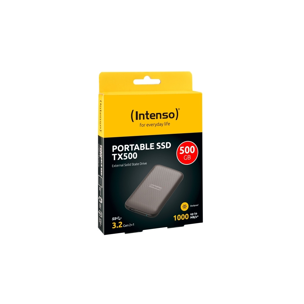 Produktbild för Intenso TX500 - SSD - 500 GB - USB 3.2 Gen 2x1