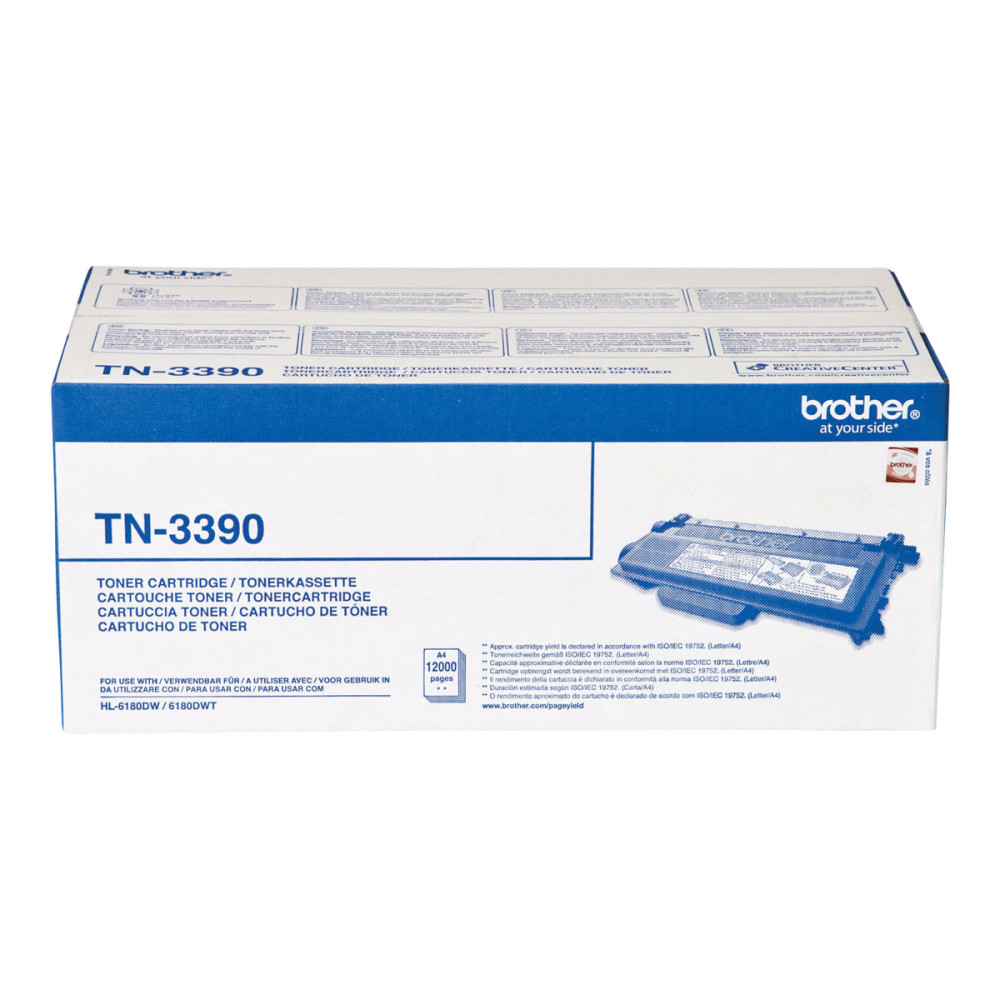 Produktbild för Brother TN3390 - svart - original - tonerkassett