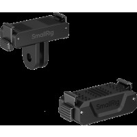 Produktbild för SmallRig 5918 Bidirectional QR Folding Adapter Support with 2-Prong Mount and 1/4"-20 Threaded hole