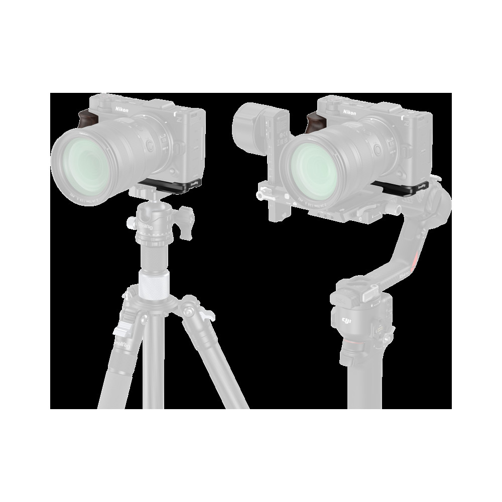 Produktbild för SmallRig 5906 L-Shaped Mount Plate with Wooden Handle for Nikon ZR