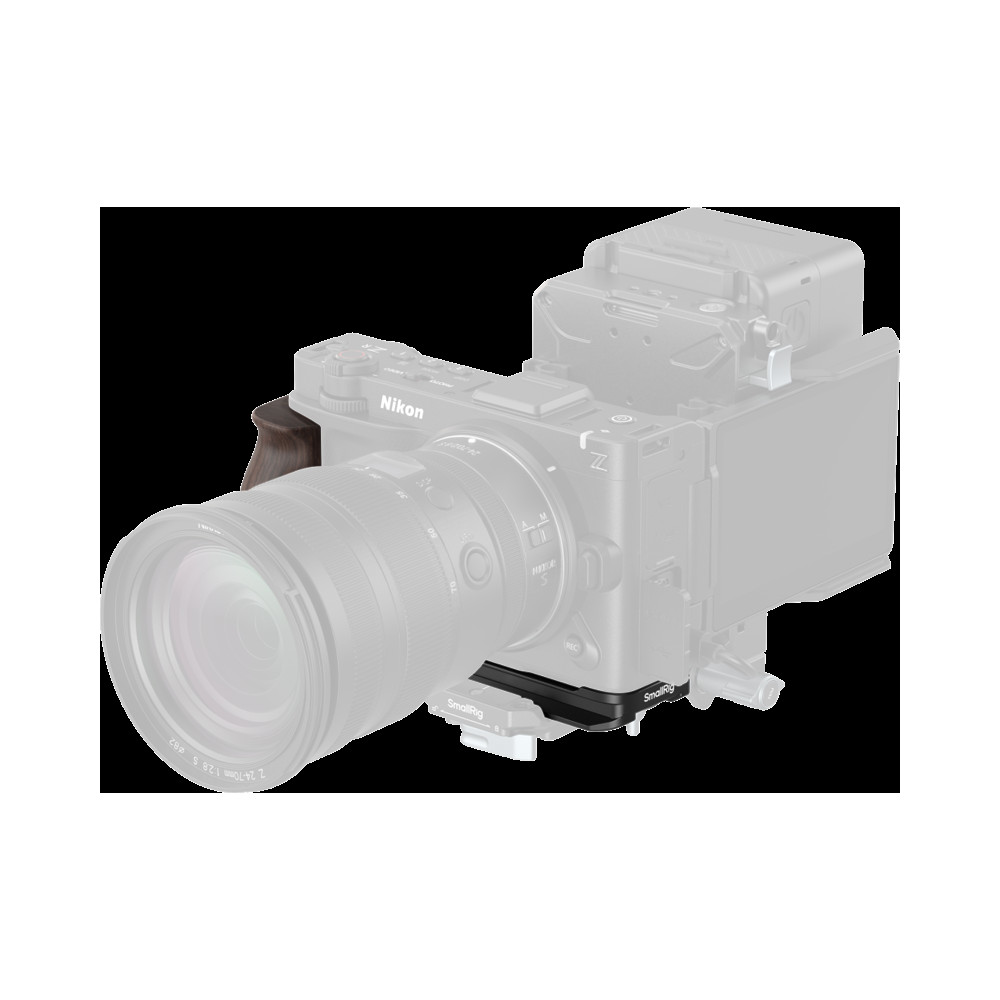 Produktbild för SmallRig 5906 L-Shaped Mount Plate with Wooden Handle for Nikon ZR