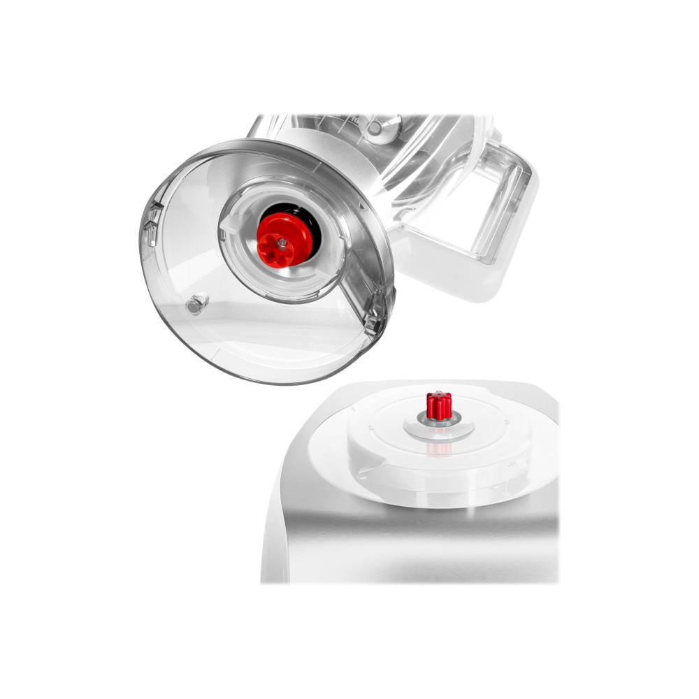 Produktbild för Bosch MultiTalent 8 MC812S814 - matberedare - 1250 W - borstat rostfritt stål/vit