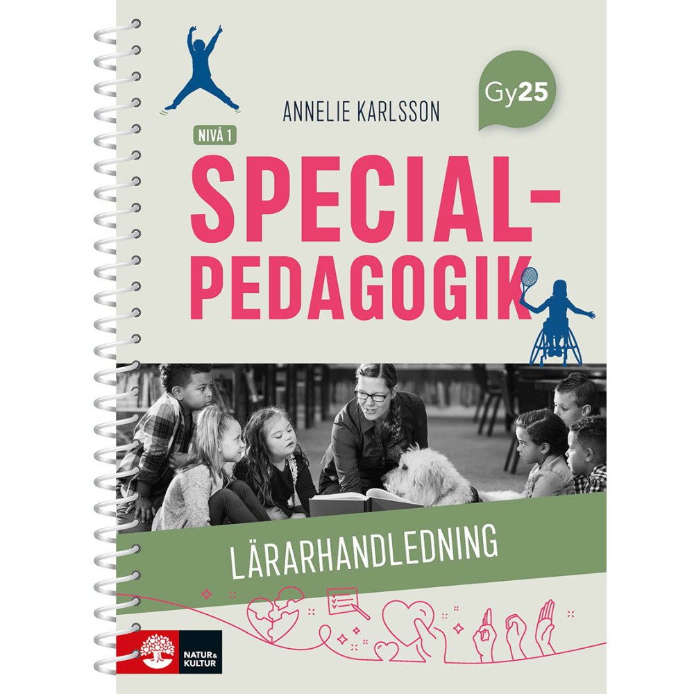 Produktbild för Specialpedagogik nivå 1 Lärarhandledning med Lärarwebb (bok, spiral)