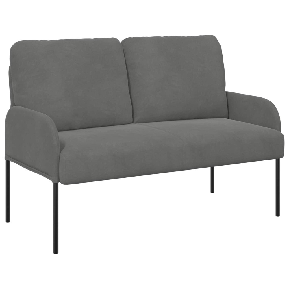 Produktbild för Soffgrupper med kudde 3 pcs Mörkgrå 115 x 56 x 80 cm Plywood