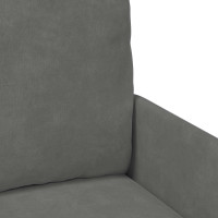 Produktbild för Soffgrupper med kudde 3 pcs Mörkgrå 115 x 56 x 80 cm Plywood