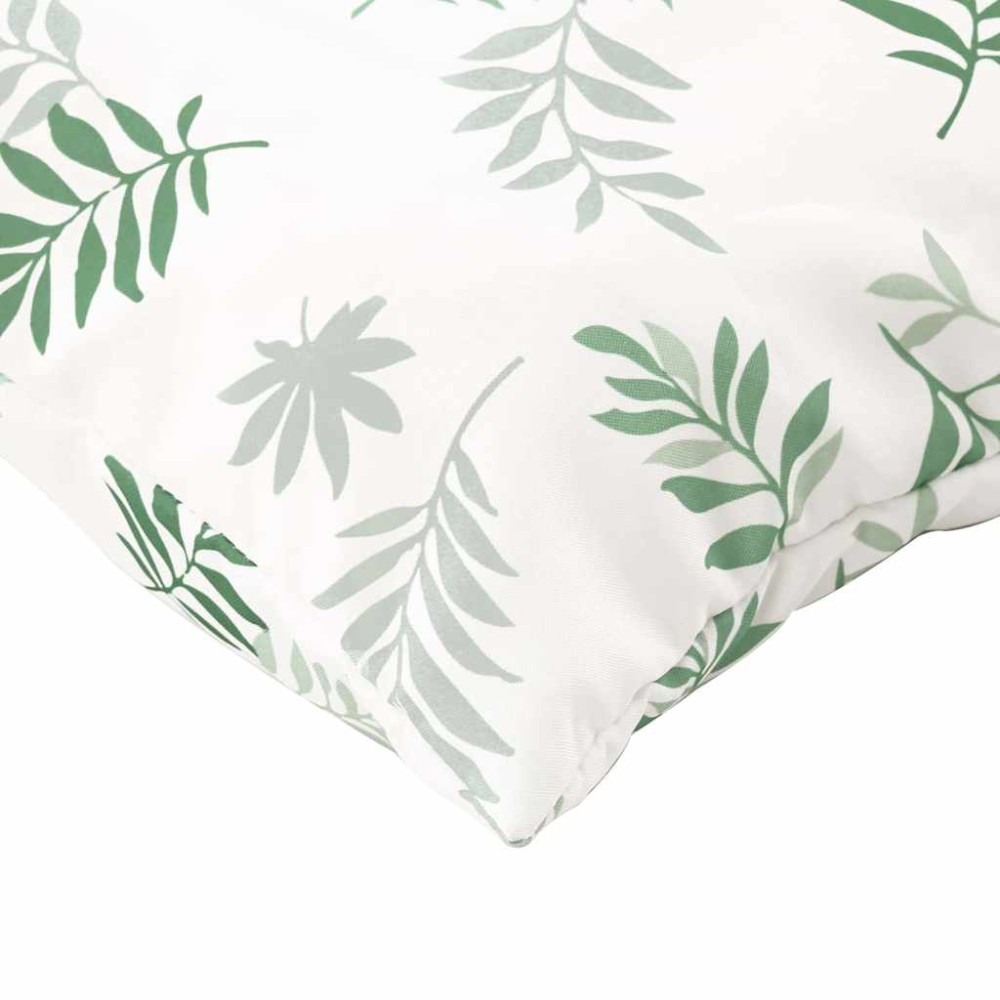 Produktbild för Spridda Kuddar Löv 4 pcs Bladmönster 50 x 50 cm Polyester Tyg