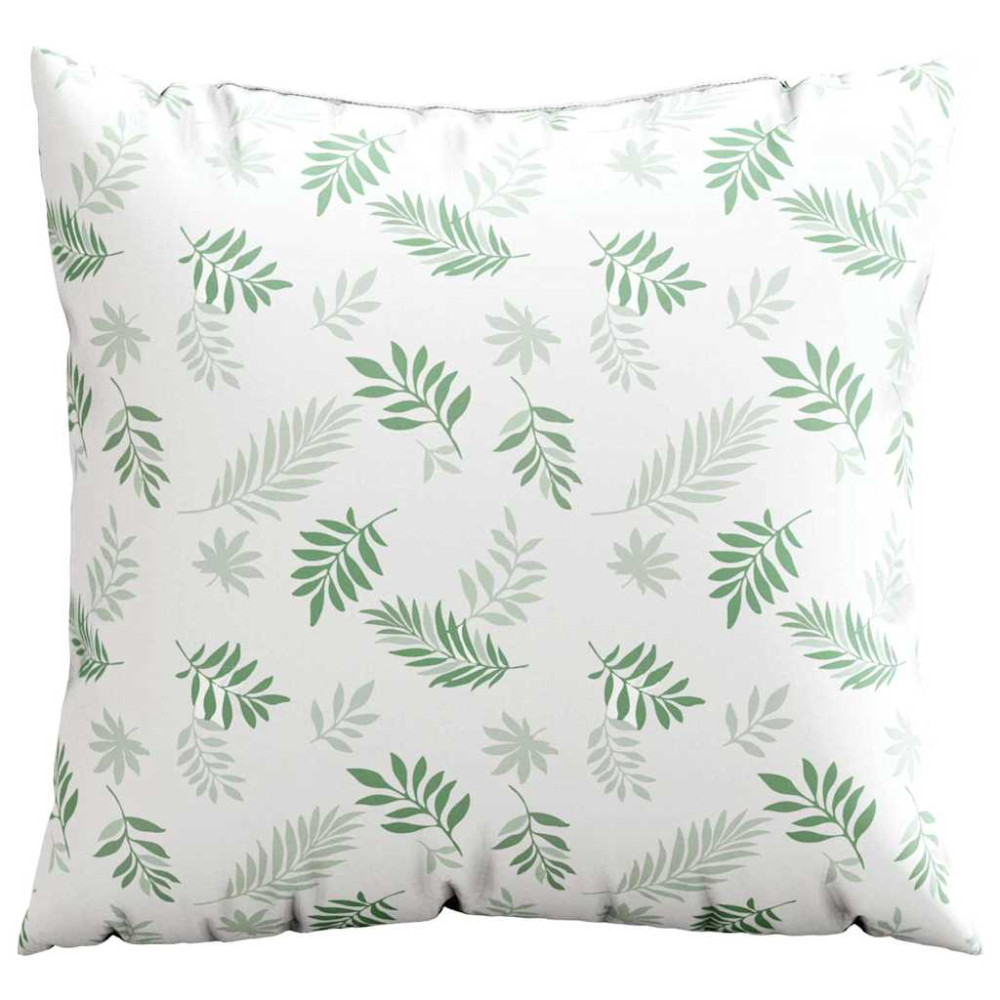Produktbild för Spridda Kuddar Löv 4 pcs Bladmönster 60 x 60 cm Polyester Tyg